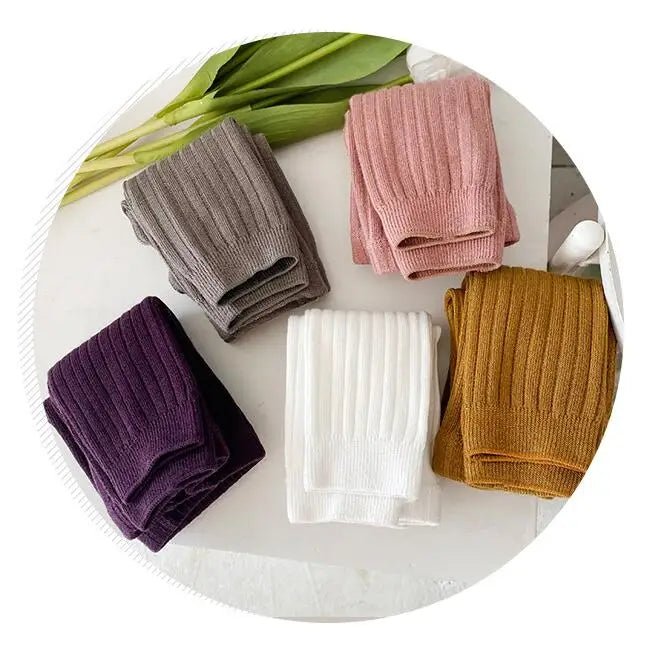 Girls Leggings Solid Color Cotton Pants Children Leggings 0 - 6 Years Baby Newborn Kids Leggings - silverfoxgoods